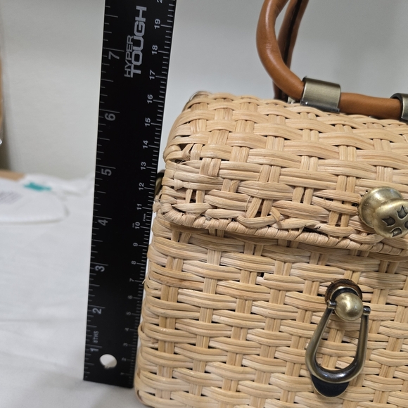 Patricia Nash Woven Handbag with Leather Accents Size S - Picture 10 of 12